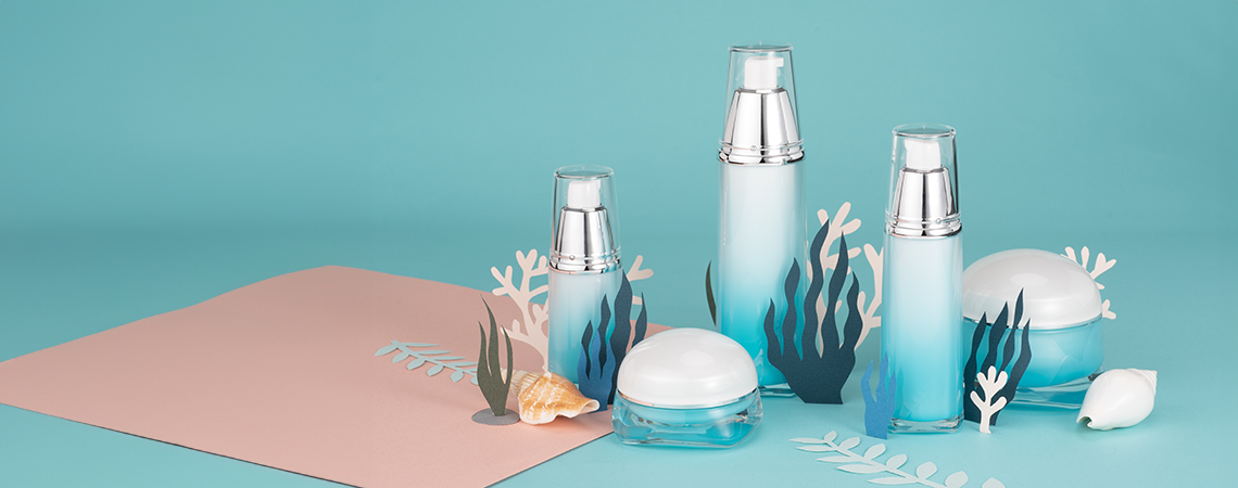 Tent Shape Acrylic Luxury Cosmetic & Skincare Packaging - Jelly Fish serie - Cosmetic Packaging Collection - Jellyfish Tent Shape Acrylic Luxury Cosmetic & Skincare Packaging - Jelly Fish serie - Cosmetic Packaging Collection - Jellyfish
